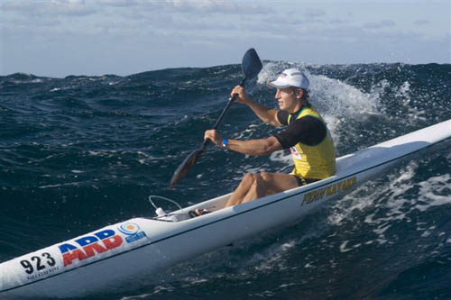 Murray Stewart during ARB Surf Ski World Cup, Durban 2007 Murray Stewart during ARB Surf Ski World Cup, Durban 2007